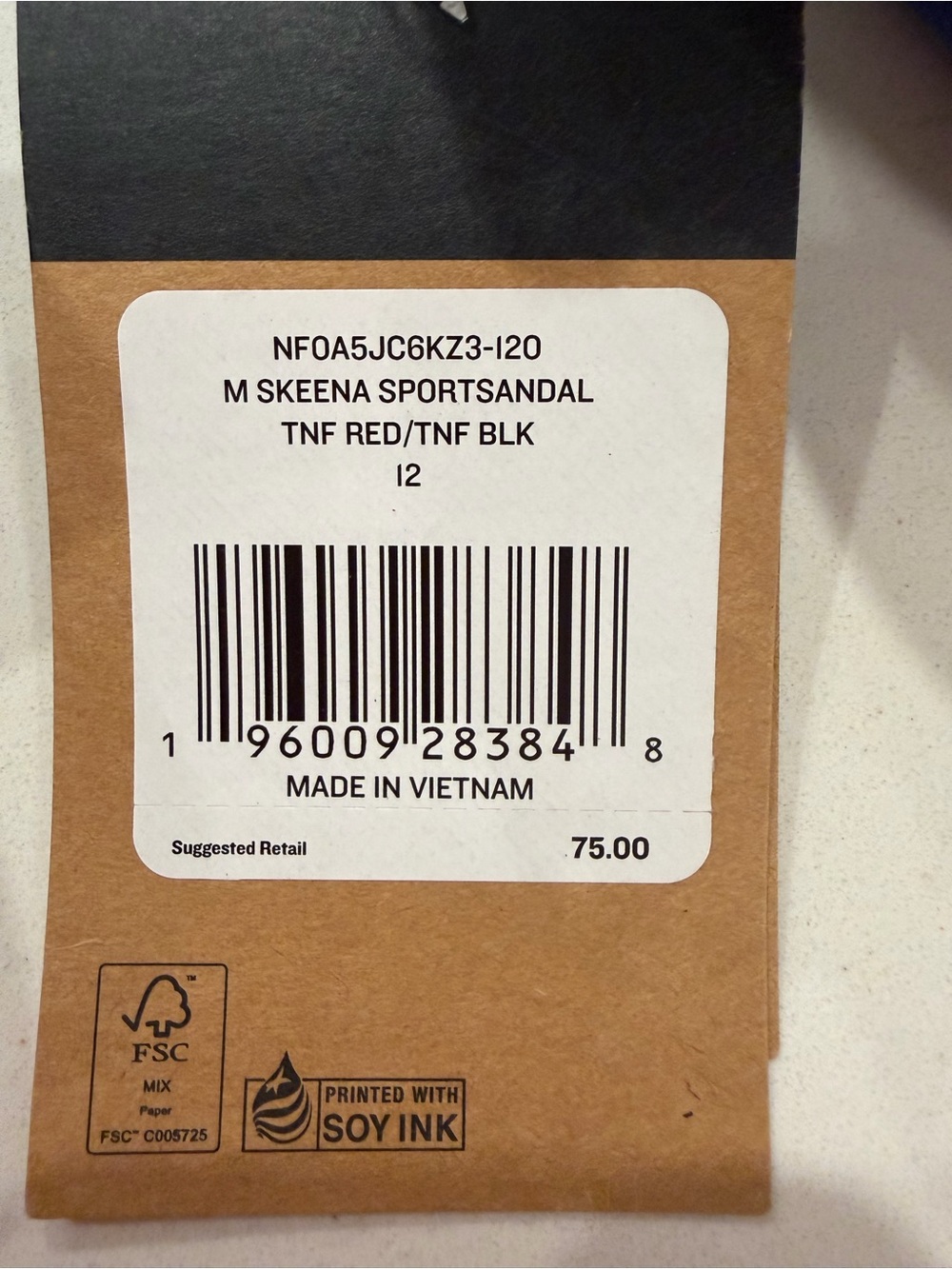 The North Face Skeena Mens Sport Sandal Size 12 NWT - Picture 6 of 7